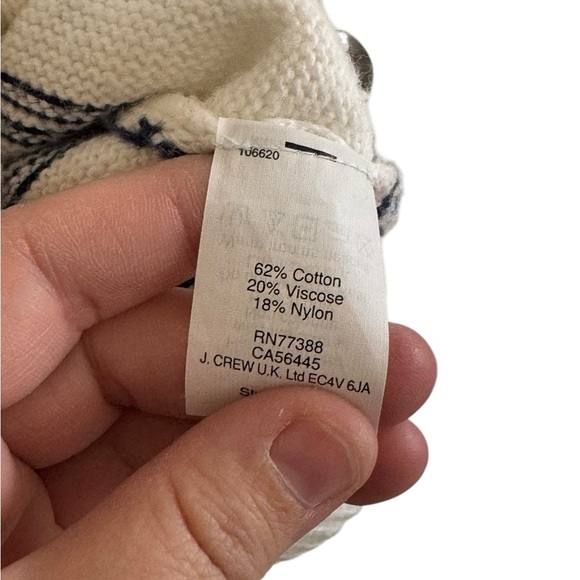 Madewell Collared Striped Sweater Navy/Cream Small Comfort - Picture 6 of 7